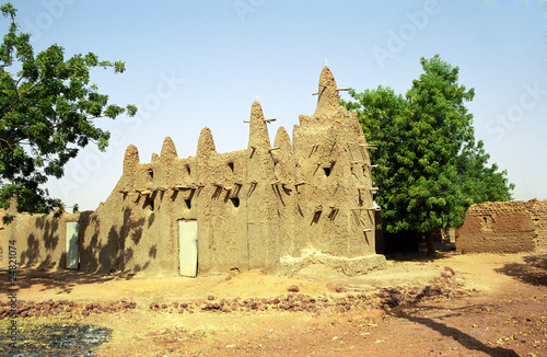 Mud mosque, Ouan, Mali