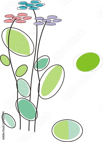 Simple natural flowers