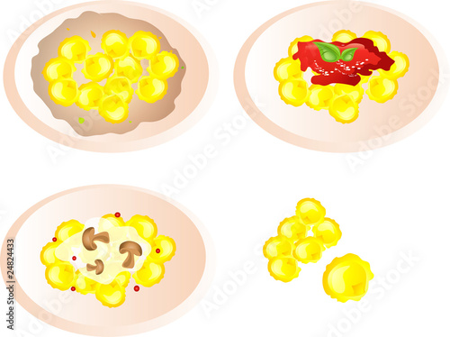 Cappelletti, traditional pasta of Italian cuisine