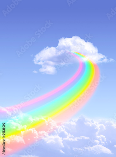 Bild auf Leinwand Rainbow