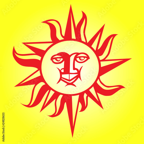 sun symbol vector