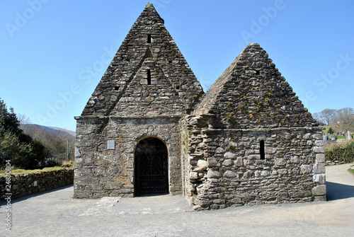 historical church glendalough ireland