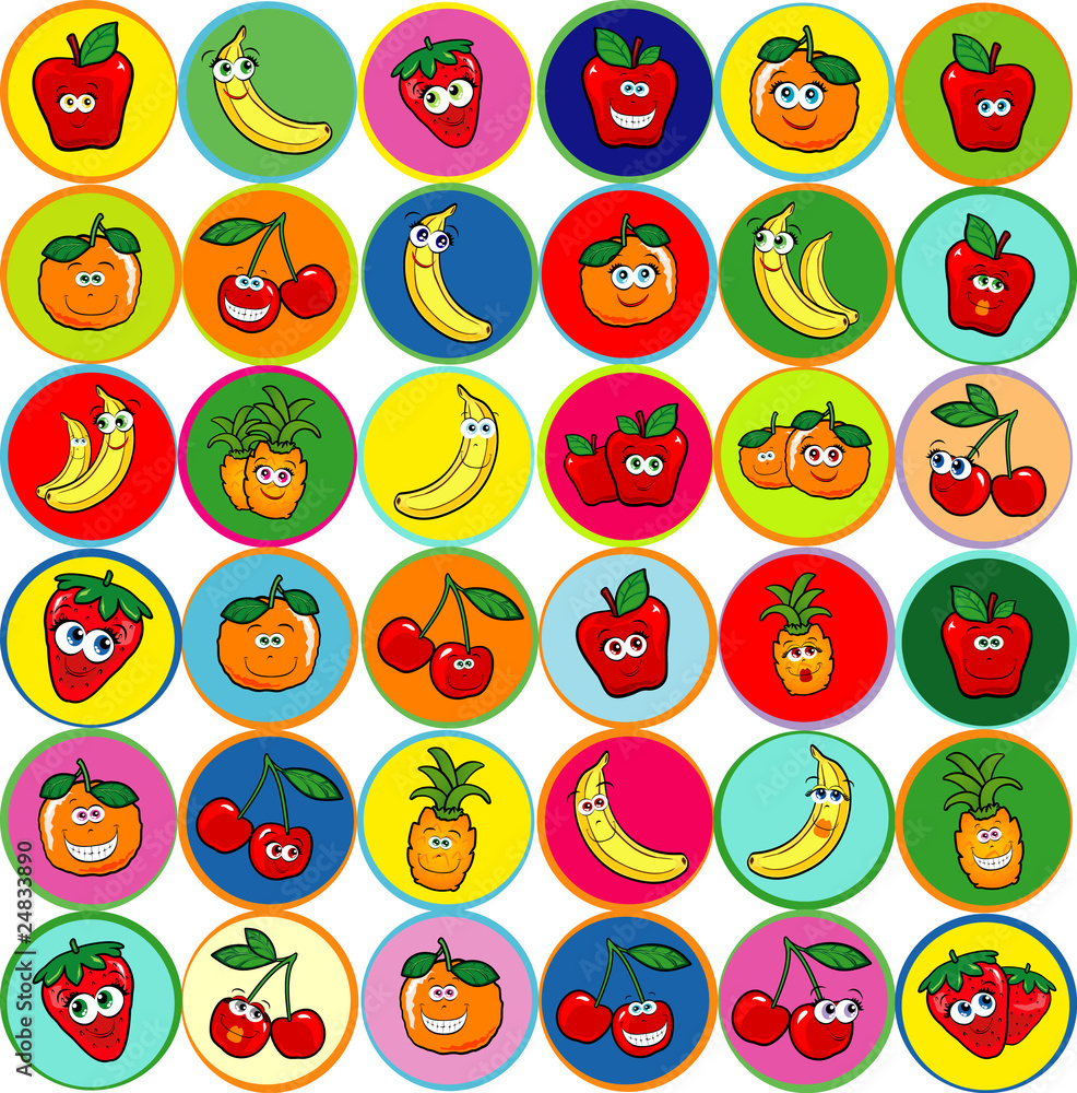 Collection of mixed fruit Collection of mixed fruit