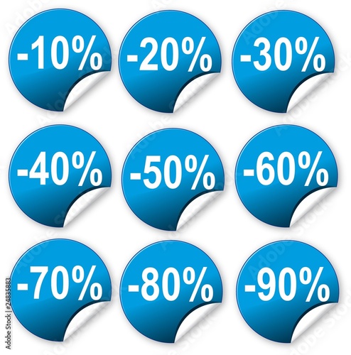 Discount label and sticker