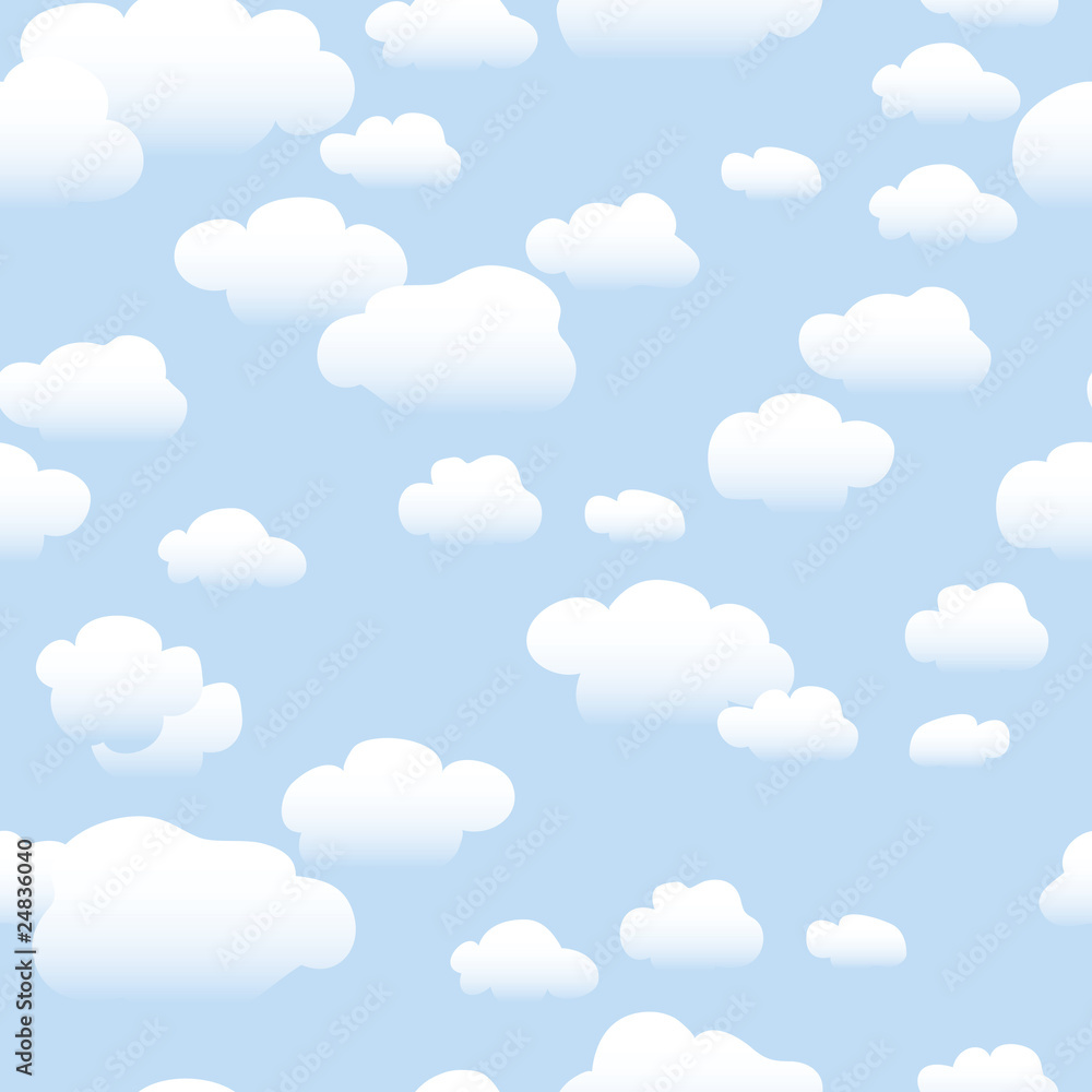 Clouds - Seamless Pattern Clouds - Seamless Pattern