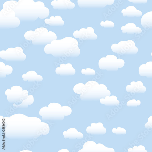 Clouds - Seamless Pattern