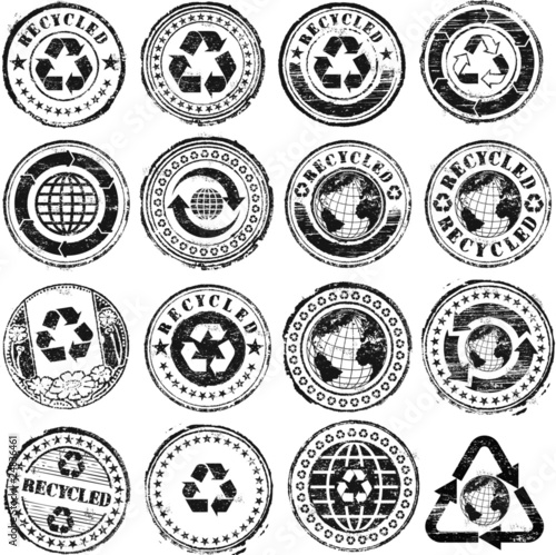 Recycled stamp set