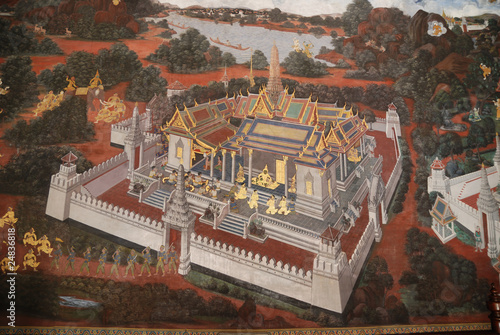 Mural of ramayana