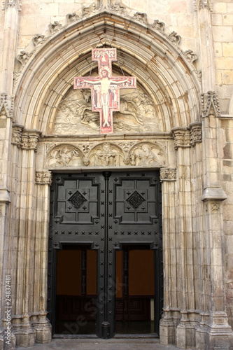 The entrance to the church #24837481