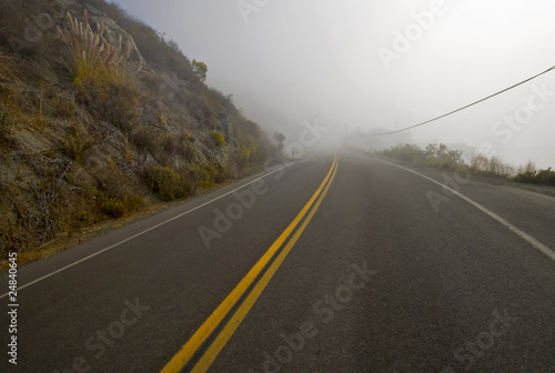 Misty Pacific Coast Highway 1