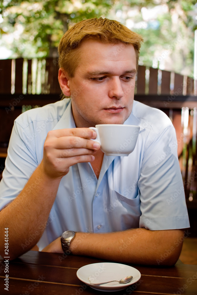 Man at lunch Man at lunch
