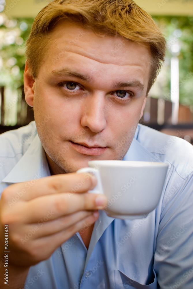 Man at lunch Man at lunch