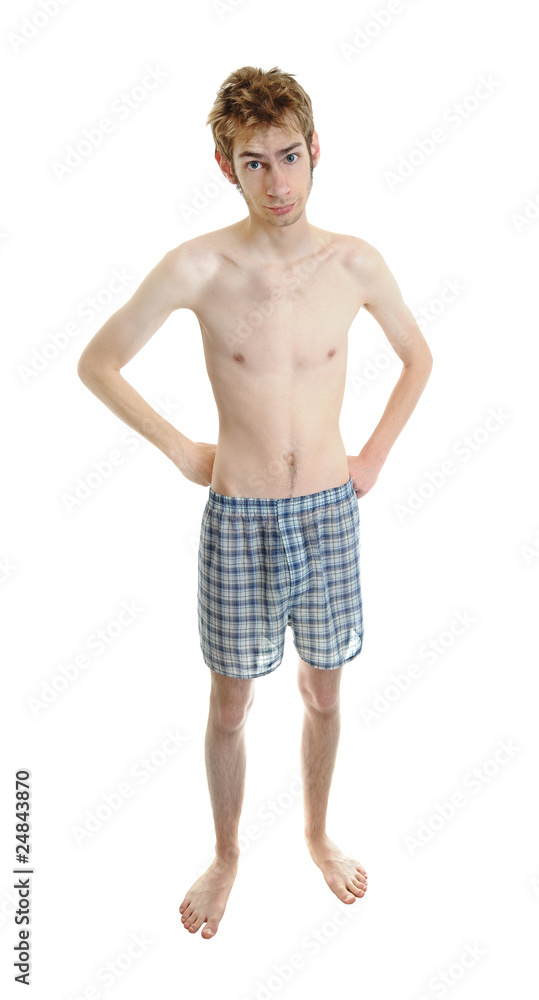 Young teen in underwear Photos | Adobe Stock
