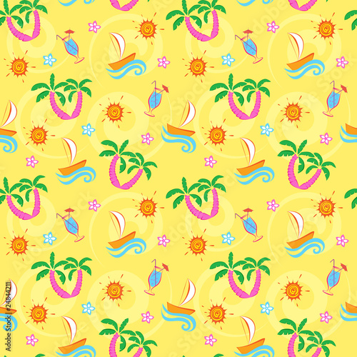 Summer seamless pattern © ColorValley