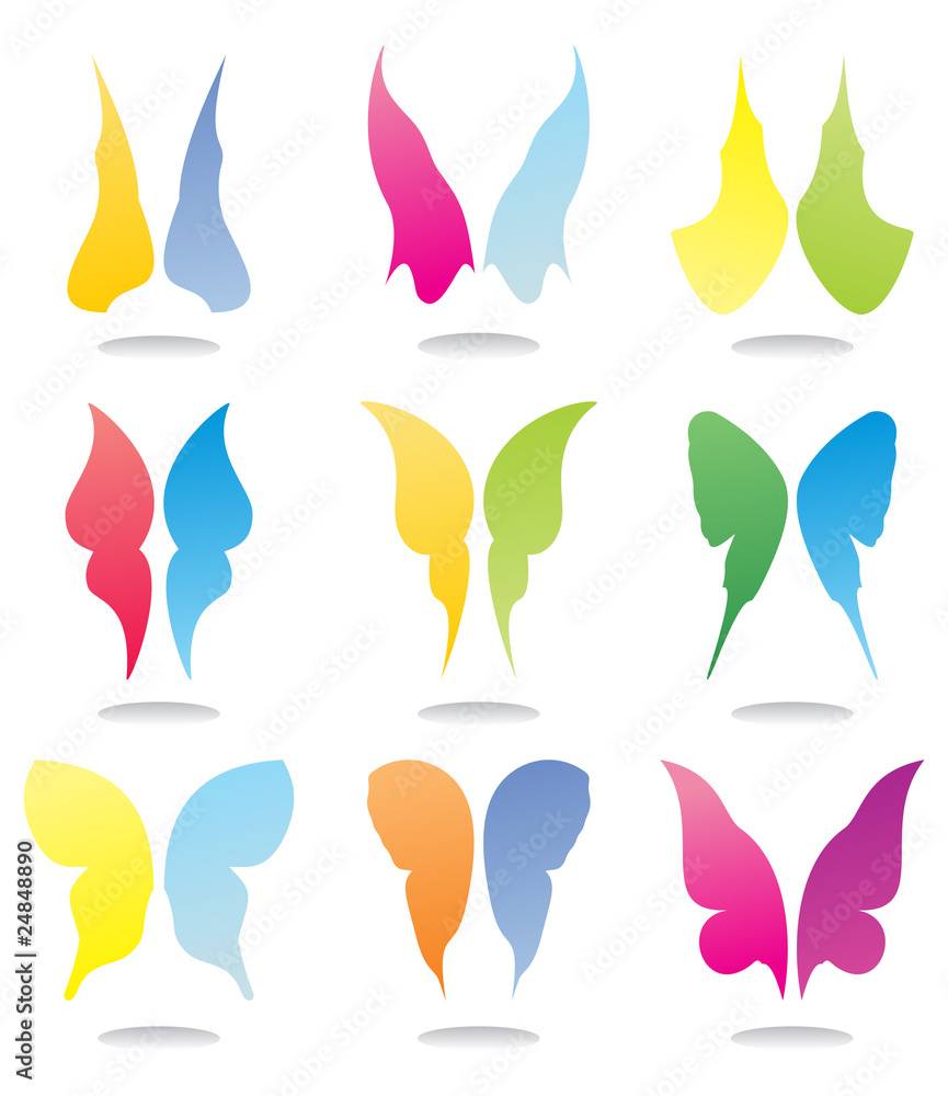 Icons of butterflies2 Icons of butterflies2