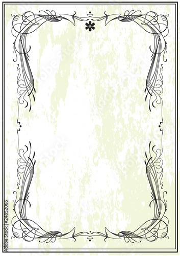 art nouveau rahmen
