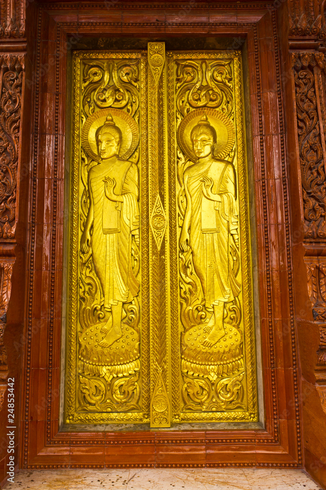 Thai Temple door