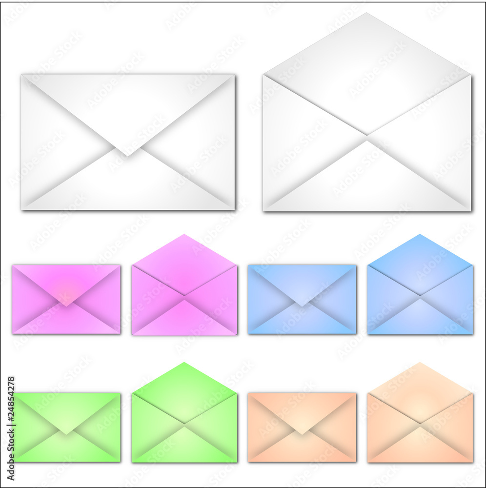Colorful Envelopes Colorful Envelopes
