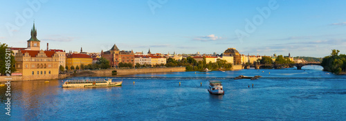 Summer Prague panorama