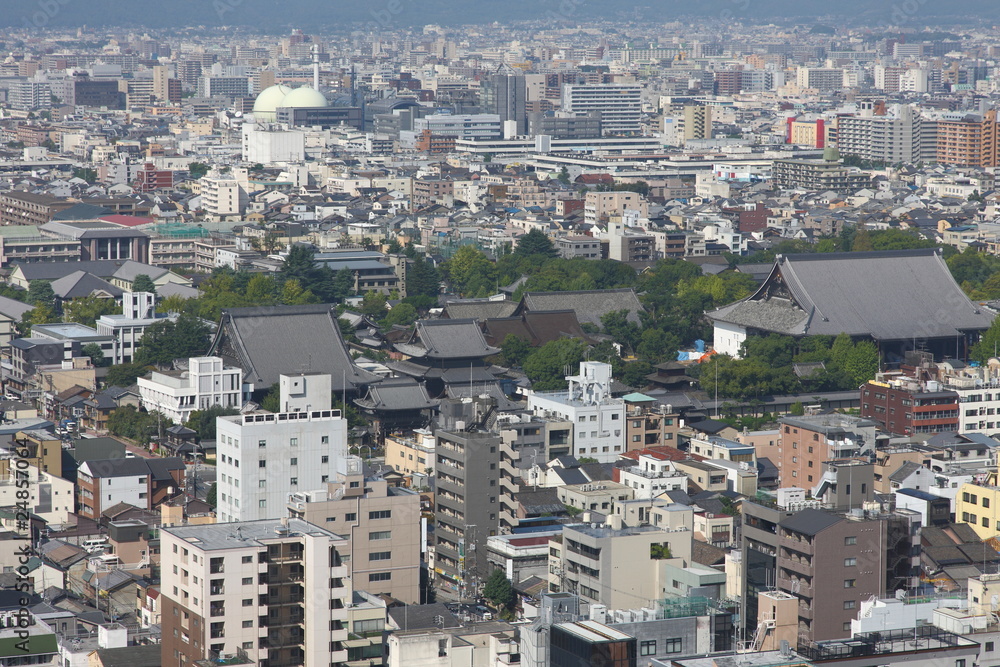 Kyoto bird's eye view