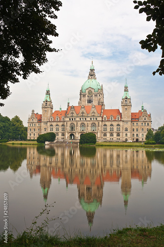 Obraz na płótnie Spiegelung w salonie