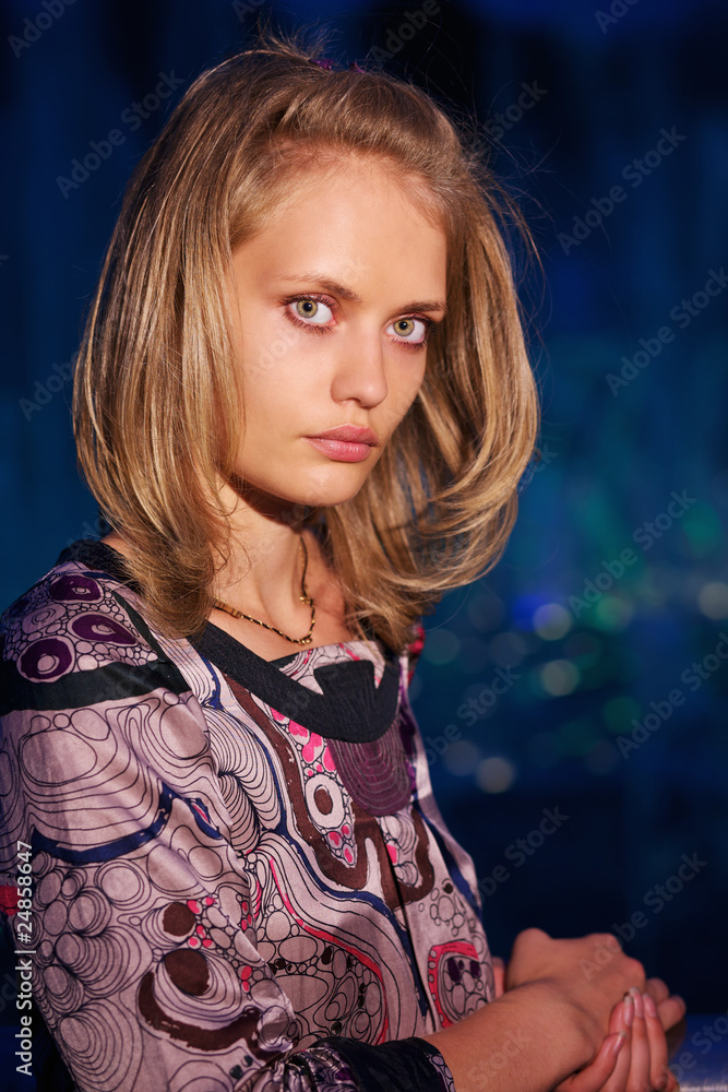 Portrait of beautiful young woman Portrait of beautiful young woman