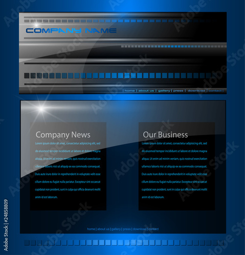 Website template - editable...