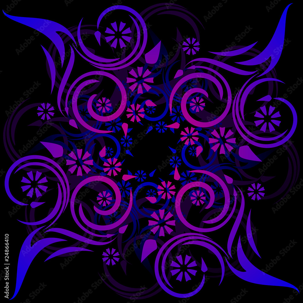 Floral tattoo inspired design Floral tattoo inspired design