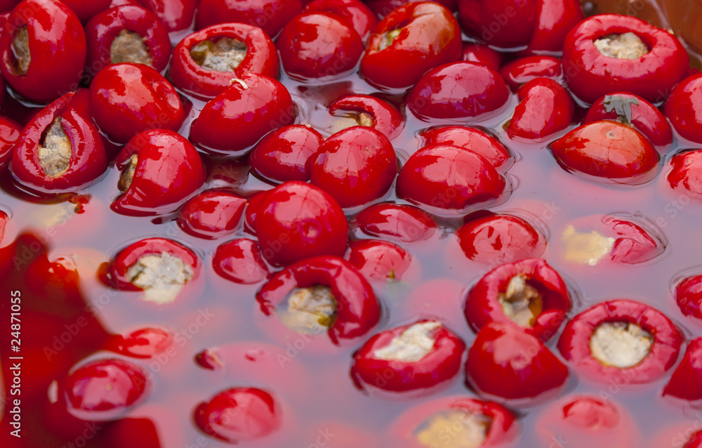 olives in a italian market