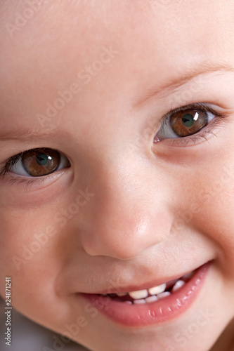 Child smiling