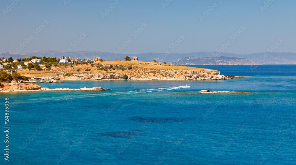 Seascape in Greece, Speces