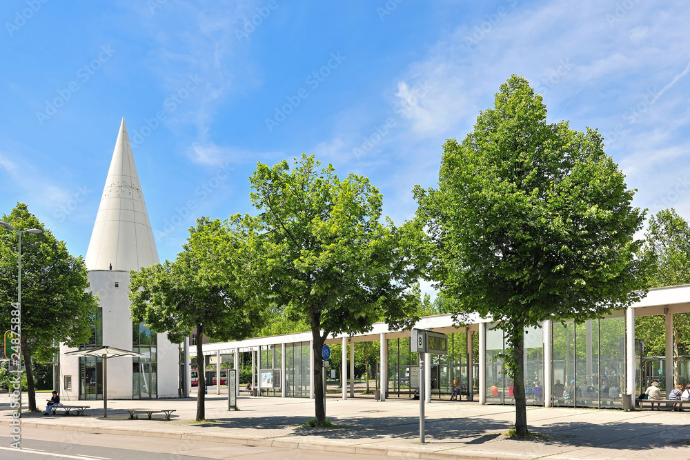 Der Busbahnhof in Göttingen