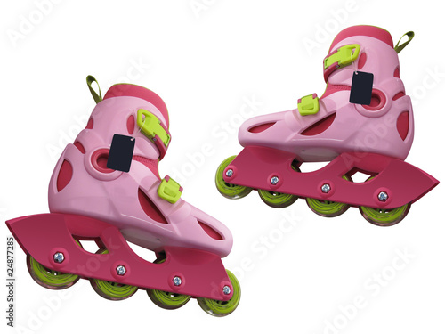 Quadro em tela roller blades