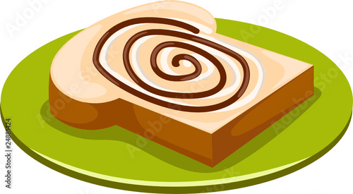 Bread with chocolate