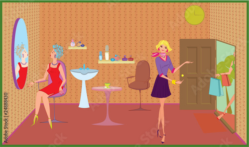 Beauty salon welcome