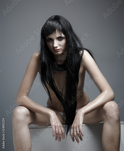 portrait of beautiful girl