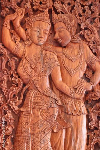 art carving, Lao P.D.R.