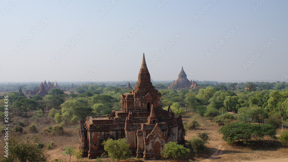 Bagan temple 6 - obrazy, fototapety, plakaty 