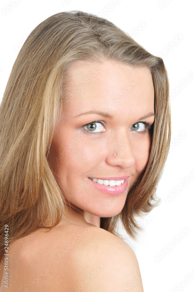 Portrait of nice fresh girl Portrait of nice fresh girl