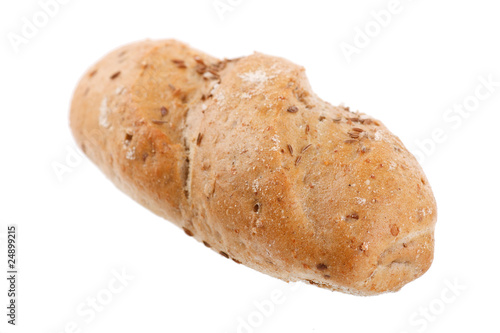 bread on the white background