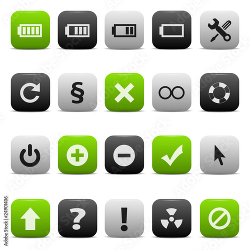 Satin Icons 2 - General and Battery