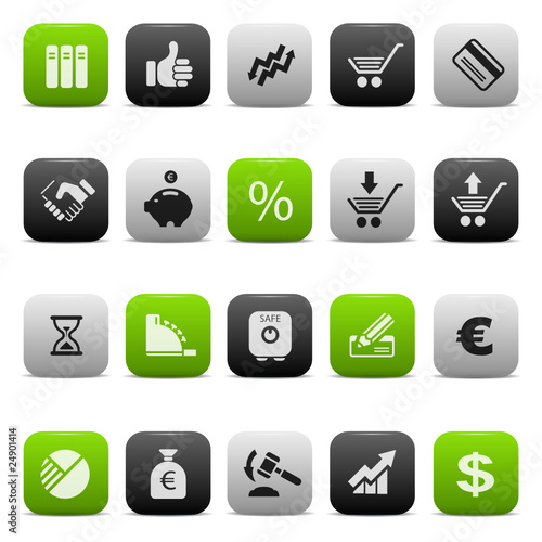 Satin Icons 6 - Finaces