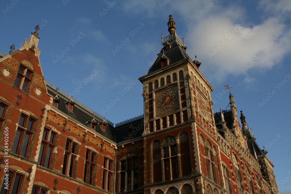 Gare d'Amsterdam (Pays-bas)