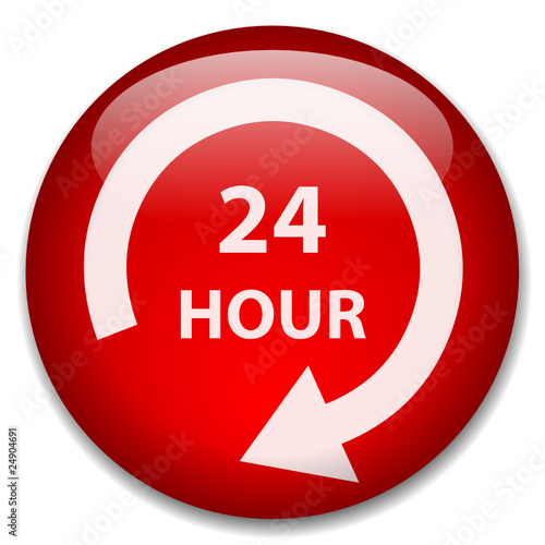 24 HOUR Web Button (7 days opening hours duty customer service)