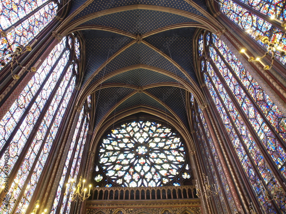 Obraz premium Sainte Chapelle en Paris (Francia)