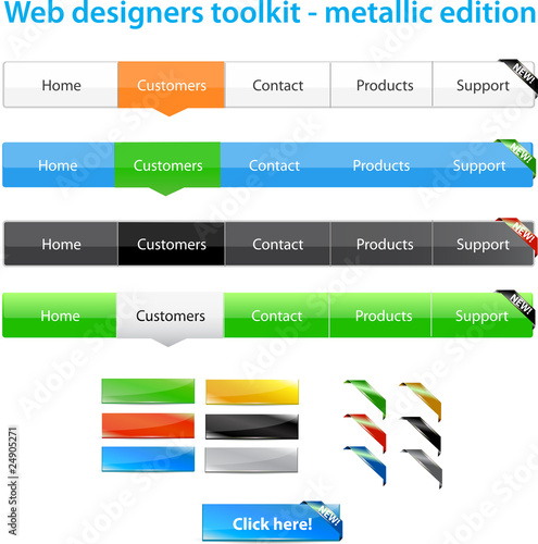 Web designers toolkit - metallic edition