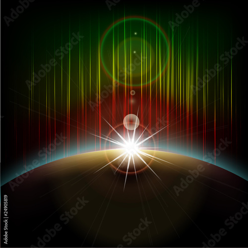 eclipse. vector illustration