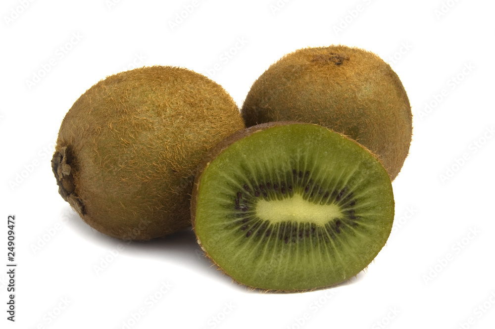 kiwi fruit isolated on white background kiwi fruit isolated on white background