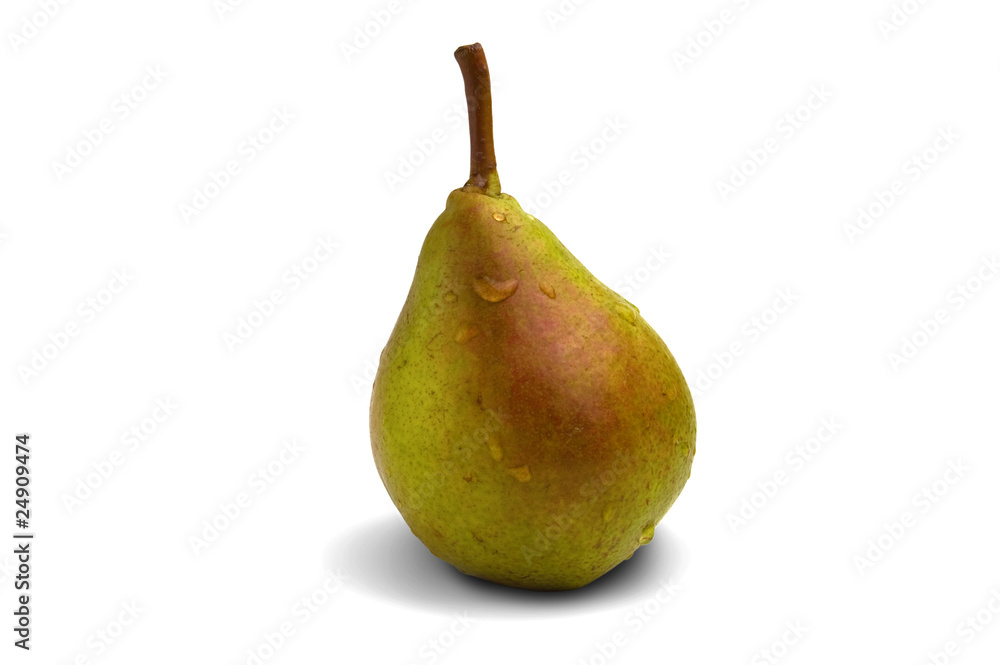 Ripe pear isolated on white background Ripe pear isolated on white background