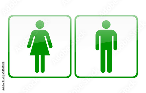 Male and female sign vector